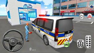 Police Car amp All SUV Super Car Parking in Building Garage amp Repairing Wash Car  3D Driving Class [upl. by Anilys]