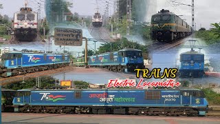 Trains with Electric Locomotive on Secunderabad  Kamareddy  Nizamabad Section [upl. by Trebmer]