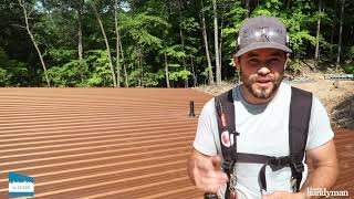 How to Install a DIY Metal Roof [upl. by Ramahs688]