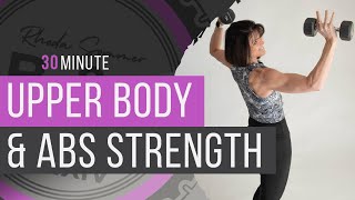 30 min Chiseled ABS amp UPPER Body STRENGTH Workout for Women Over 40 [upl. by Dalt159]