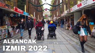 Izmir Walking Tour Walking Around Alsancak March 2022  Turkey 4K [upl. by Crin]