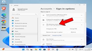 How To Remove Signin PIN in Windows 11 [upl. by Audras]