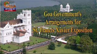 Goa Governments arrangements for St Francis Xavier Exposition [upl. by Scales314]