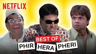 NonStop Comedy With Phir Hera Pheri  Akshay Kumar Rajpal Yadav amp Paresh Rawal  Netflix India [upl. by Noid120]