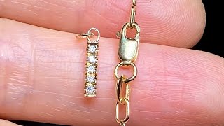 How to Adjust a Chain to Fit Through a Pendant DIY Attach a Pendant to a Chain [upl. by Otirecul]