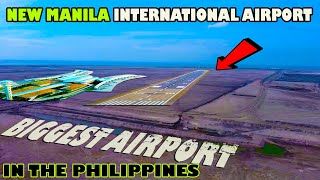 THE BIGGEST AIRPORT IN THE PHILIPPINES SOON  NEW MANILA INTERNATIONAL AIRPORT UPDATE [upl. by Selfridge420]