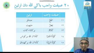 AQIDAH TAHUN 2  SIFAT WAJIB BAGI ALLAH SIFAT 1120 [upl. by Iew]