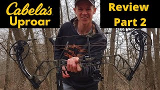 Cabelas Uproar Bow Review Part 2 [upl. by Nawuq286]