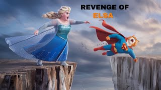 Elsas Shocking Revenge on Orange Cat Superman Revealed [upl. by Refiffej]