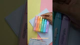 Cute Glitter Shiny highlighter collection  study supplies  Back to school item [upl. by Ellie275]