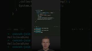 The Shortest Way To Concatenate A List of Strings java shorts coding airhacks [upl. by Htidirem]