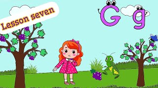 Learn Letter Gg Words Starting With Gg Learn English for kids [upl. by Magdalena]