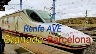 Renfe AVE Granada  Barcelona  First Class High Speed Train Report 🇪🇦 SPAIN [upl. by Phelips]