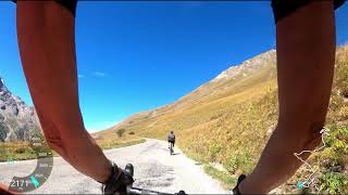 COL DU GALIBIER WITH RACEBIKE 4K SPINNING WORK OUT [upl. by Yeleek]