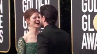 Rose Leslie amp Kit Harington at the 77th Annual Golden Globe Awards  Compilation [upl. by Esch287]