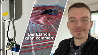 ENDLICH Hausanschlüsse und Fußbodenheizung FERTIG  Hausbau VLOG 16 🏡 [upl. by Schonfeld890]