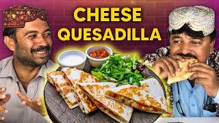 Tribal People Try Cheese Quesadilla For The First Time [upl. by Jo-Anne]