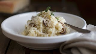 Recette  Risotto champignon parmesan [upl. by Aikehs461]