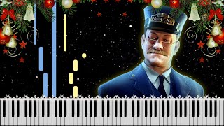 The Polar Express  When Christmas Comes to Town Piano  PVisualiano [upl. by Bergren312]