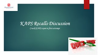 KAPS Recalls Discussion Part 28 [upl. by Averell]