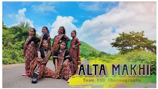 Alta Makhi Official  Sambalpuri Song  Team PSD Presents  Dance cover [upl. by Odracir]