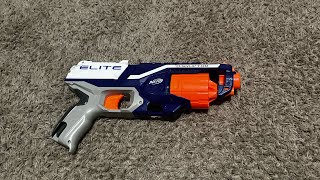 REVIEW  Nerf Elite Disruptor  A Sidearm With Incredible Slamfire Performance [upl. by Cooper]