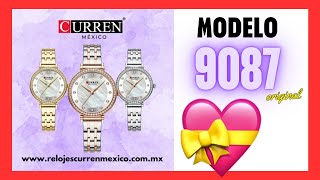 👁️‍🗨️ Un Vistazo Detallado al Elegante Reloj Curren 9087 💼 [upl. by Yrrep]