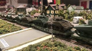 HO Scale Army Military Train [upl. by Ric273]