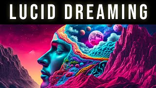 Enter A Deep REM Sleep  Lucid Dreaming Binaural Beats Sleep Hypnosis  Black Screen Sleep Music [upl. by Eintirb]