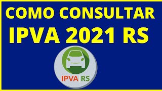 IPVA RS COMO CONSULTAR IPVA RS [upl. by Eniamreg]