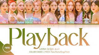 LOONA 이달의 소녀  Playback Color Coded Lyrics [upl. by Agemo175]