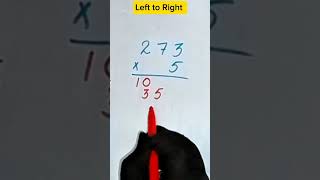 Multiplication tricks multiply from left to right education mathtricks shorts youtubeshorts [upl. by Server919]