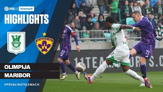 Olimpija 0  0 Maribor  15 krog 202425 PrvaLigaTelemach [upl. by Nancy991]