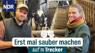 Alles neu amp frisch am Melkstand bei Hauke amp Claas  Aufm Trecker Folge 41  NDR [upl. by Anjela]