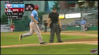 Winnipeg Goldeyes Game Highlights  August 3 2018 vs Chicago [upl. by Jo Ann]