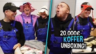 XXL 20000€ FUNDKOFFER auspacken 😱 mit zarbex amp maximalschradin 🤣  MontanaBlack IRL [upl. by Sinnek354]