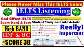 IELTS LISTENING PRACTICE TEST 2024 WITH ANSWERS  19102024 [upl. by Osric]