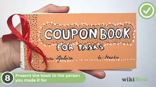 How to Make a Coupon Book for Tasks by Drawing It by Hand [upl. by Ainotna697]