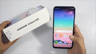 Samsung Galaxy M20 Smartphone Unboxing amp Overview [upl. by Zrike390]