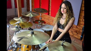 EUROPE  THE FINAL COUNTDOWN  DRUM COVER by CHIARA COTUGNO [upl. by Gonagle6]