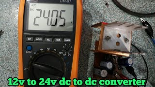 12v to 24v dc to dc converter  Step up converter [upl. by Yaras]