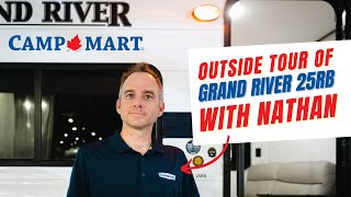 Outside RV Tour of Grand River 25RB with Nathan  Know your RV  RV Life  RV beginners [upl. by Emilie]