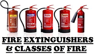 Fire Extinguishers amp Classification of Fire [upl. by Roselyn]