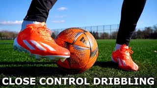 How To Improve Your Close Control Dribbling  Full Individual Dribbling Training Session [upl. by Westbrook23]