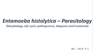 Entamoeba histolytica  Parasitology [upl. by Atikehs]