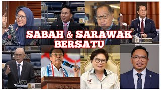 Parlimen 🔴 Ahli Parlimen dari SABAH amp SARAWAK Bersatu MENUNTUT HAK SABAH SARAWAK 🔴 [upl. by Ecilef]