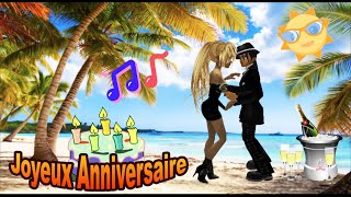 Joyeux Anniversaire Antillais 🎂🍾 Joyeux Anniversaire 🎂🍾 🎂🌹🎂🍾🎂💗🎼🎷🎻🎁 [upl. by Hamburger562]