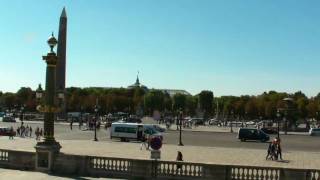 Paris Place de la Concorde  Obélisque [upl. by Ariamat]