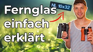 Fernglas Das bedeuten die Zahlen 10x42 10x32 etc [upl. by Kreindler420]