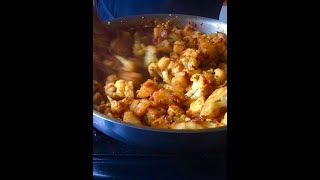 Aloo Gobi MatarIndian Cauliflower Potatoes and Peas Curry [upl. by Yelats]